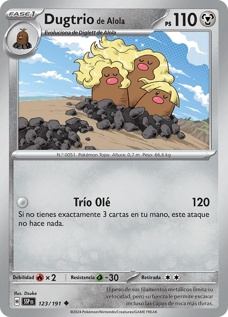 Dugtrio de Alola – Normal