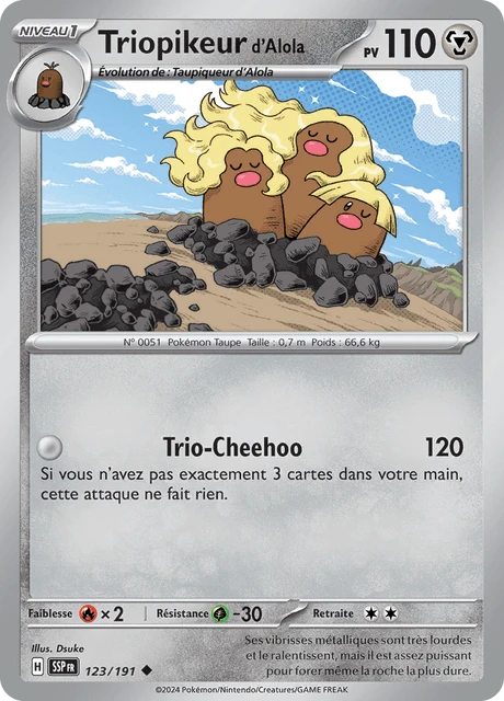 Triopikeur d'Alola – Reverse Holo