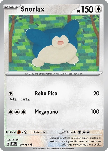 Snorlax – Reverse Holo