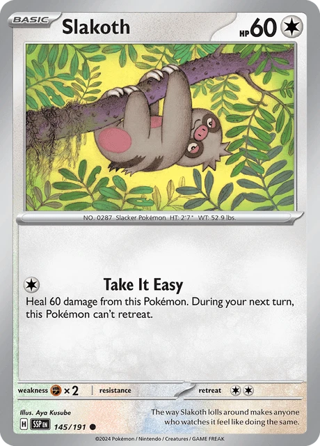 Slakoth – Reverse Holo