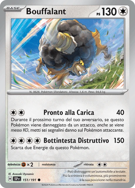 Bouffalant – Reverse Holo