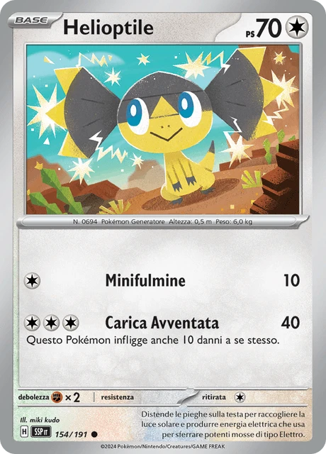 Helioptile – Reverse Holo