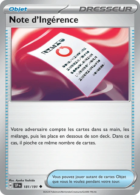 Note d'Ingérence – Reverse Holo