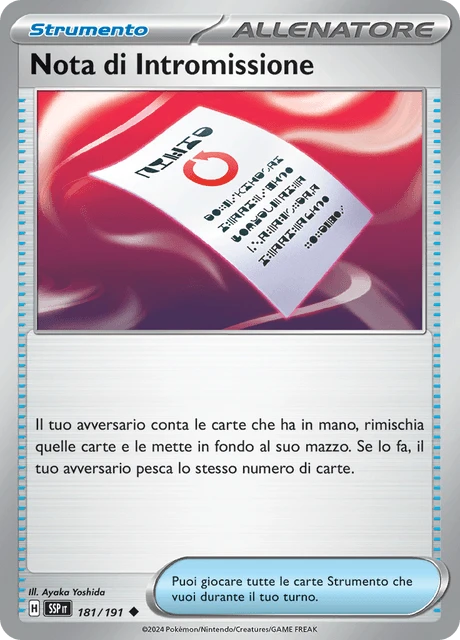 Nota di Intromissione – Normal
