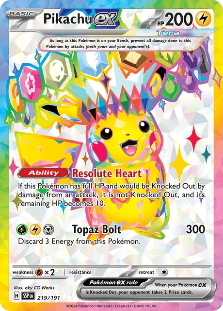 Pikachu ex – Holo