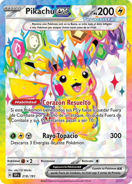Pikachu ex – Holo