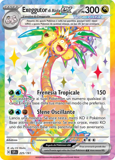 Exeggutor di Alola-ex – Holo