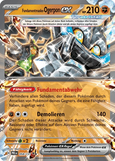Fundamentmaske-Ogerpon-ex – Holo