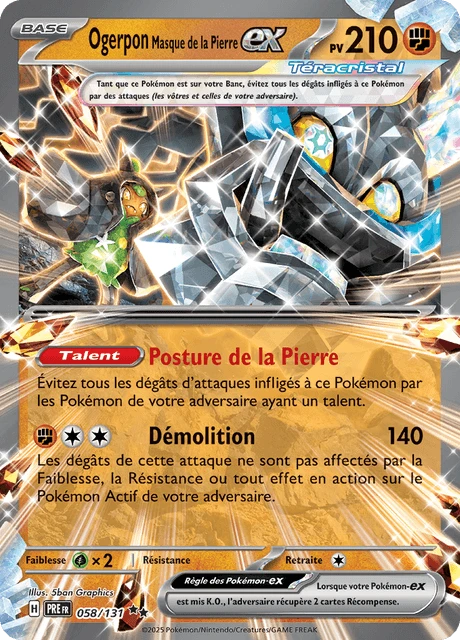 Ogerpon Masque de la Pierre-ex – Holo