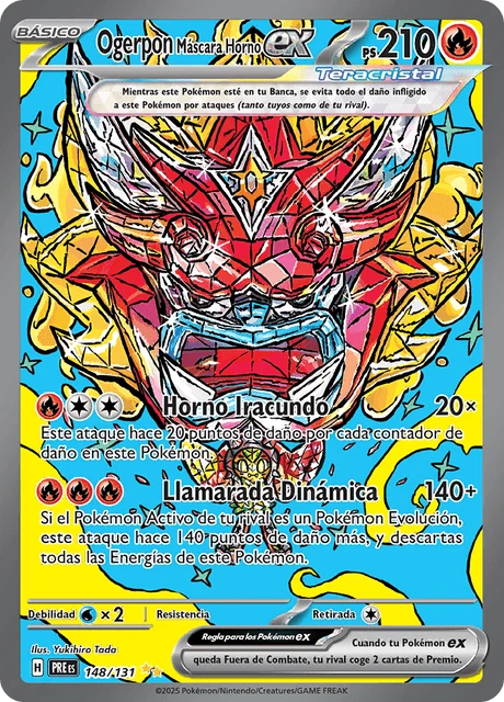 Ogerpon Máscara Horno ex – Holo