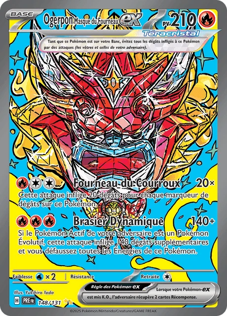 Ogerpon Masque du Fourneau-ex – Holo