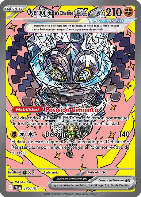 Ogerpon Máscara Cimiento ex – Holo