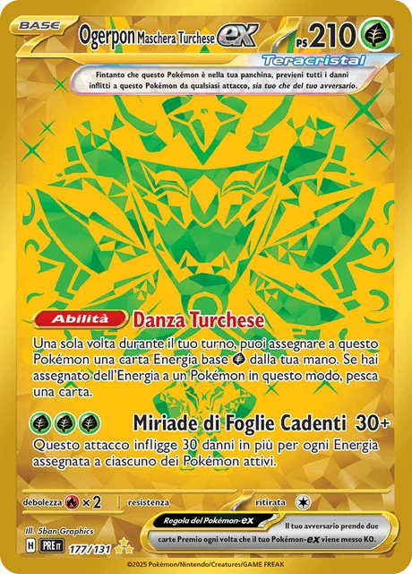 Ogerpon Maschera Turchese-ex – Holo