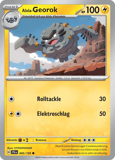 Alola-Georok – Reverse Holo