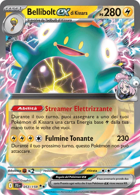 Bellibolt-ex di Kissara – Holo