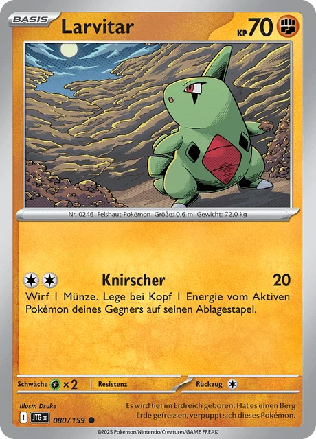 Larvitar – Reverse Holo