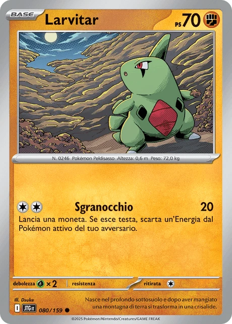 Larvitar – Reverse Holo