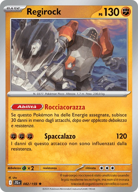 Regirock – Reverse Holo