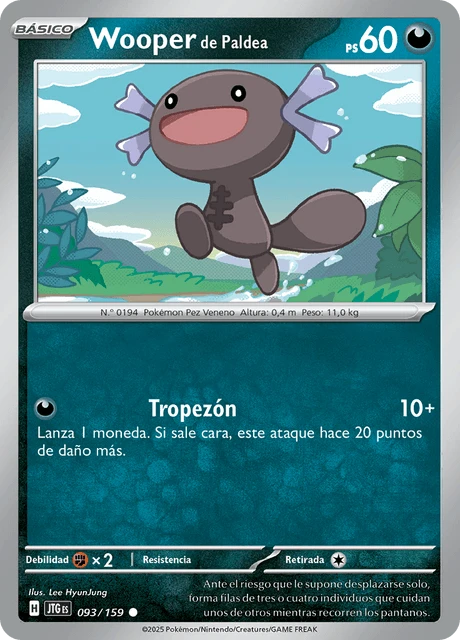 Wooper de Paldea – Reverse Holo