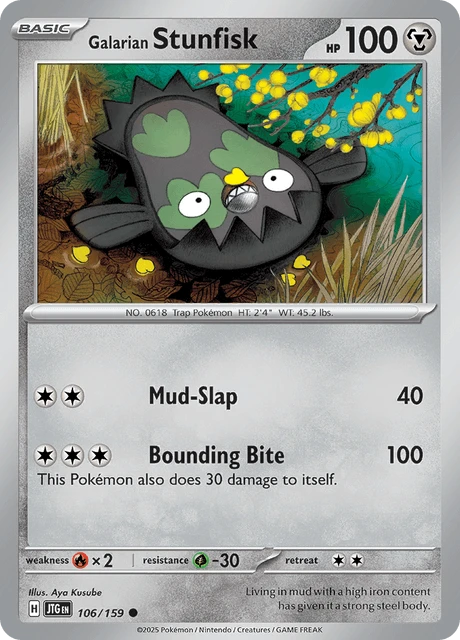 Galarian Stunfisk – Reverse Holo
