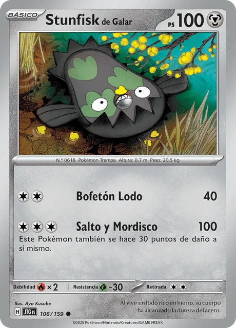 Stunfisk de Galar – Normal