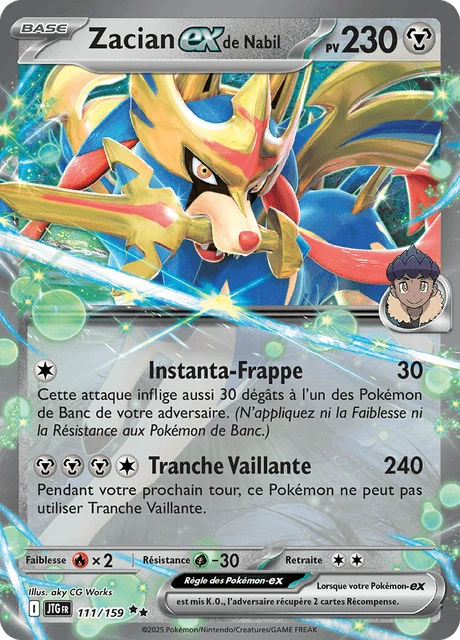 Zacian-ex de Nabil – Holo