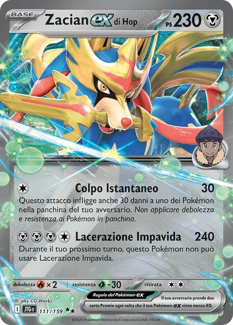 Zacian-ex di Hop – Holo