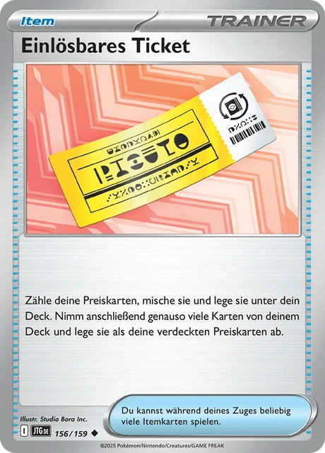 Einlösbares Ticket – Reverse Holo