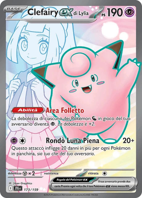 Clefairy-ex di Lylia – Holo