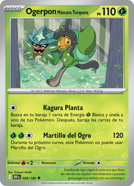 Ogerpon Máscara Turquesa