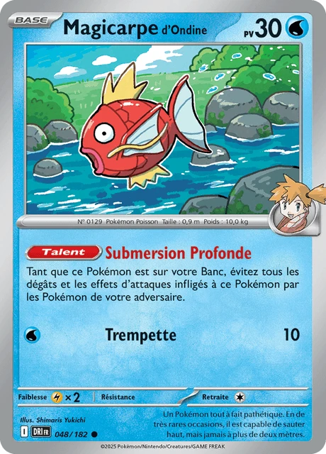 Magicarpe d'Ondine – Reverse Holo