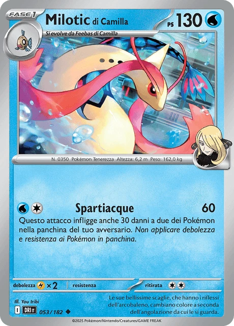 Milotic di Camilla – Reverse Holo
