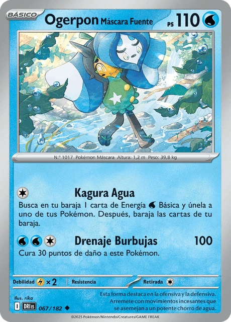 Ogerpon Máscara Fuente – Reverse Holo