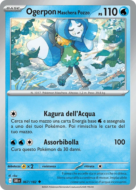 Ogerpon Maschera Pozzo – Reverse Holo