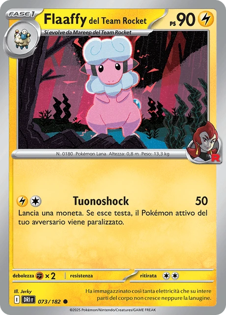 Flaaffy del Team Rocket – Reverse Holo