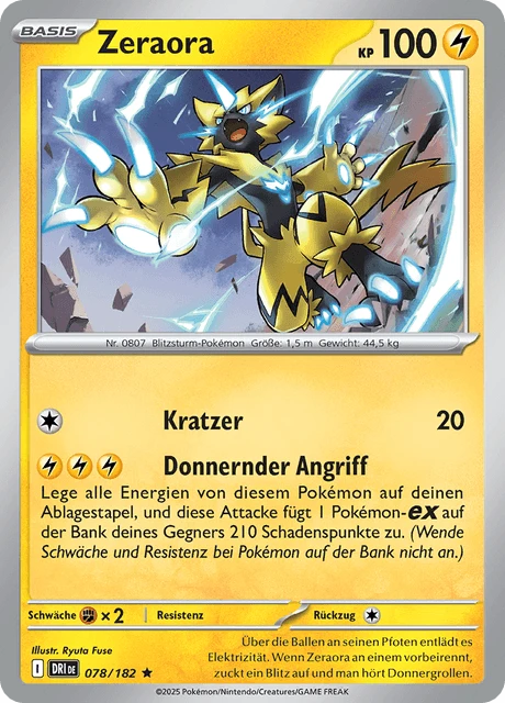 Zeraora – Reverse Holo