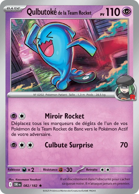 Qulbutoké de la Team Rocket – Reverse Holo