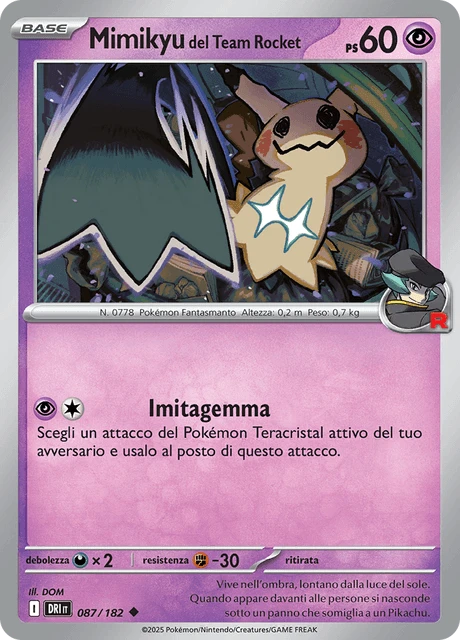 Mimikyu del Team Rocket – Reverse Holo