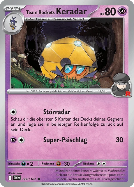Team Rockets Keradar – Reverse Holo