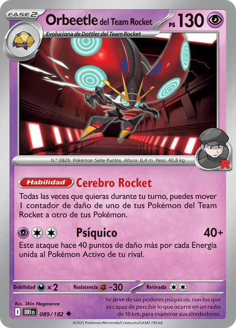 Orbeetle del Team Rocket – Normal