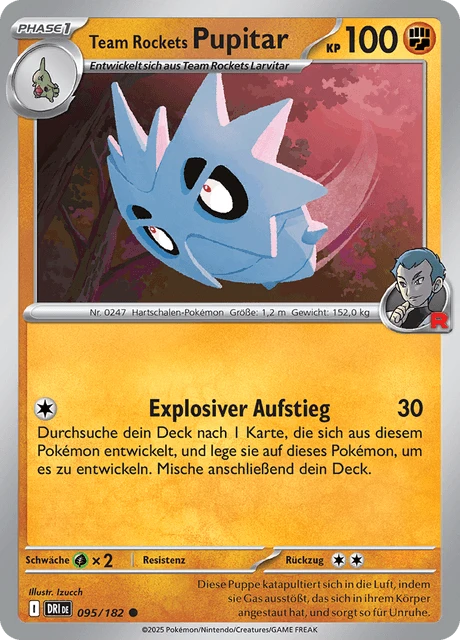 Team Rockets Pupitar – Reverse Holo