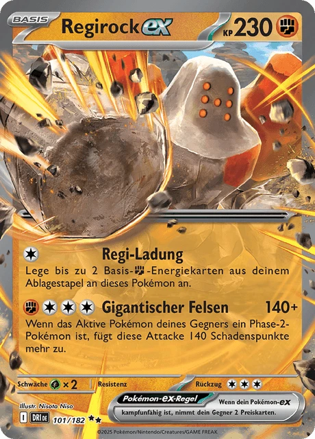 Regirock-ex – Holo