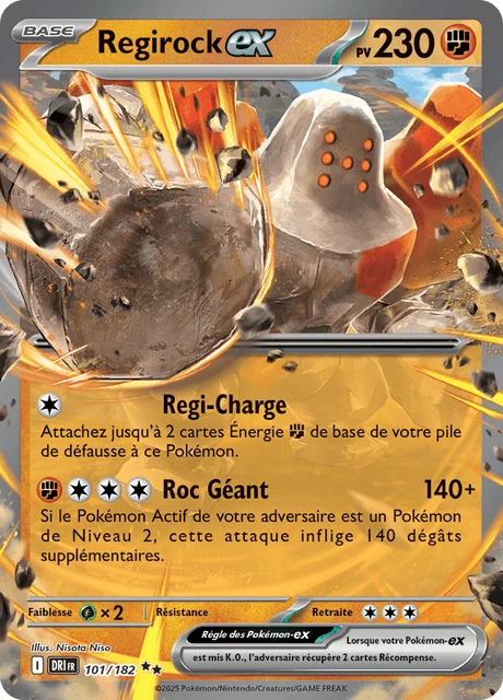 Regirock-ex – Holo