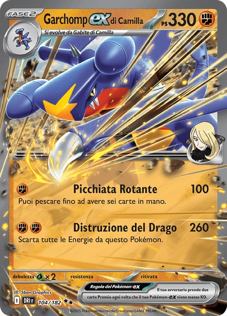 Garchomp-ex di Camilla – Holo