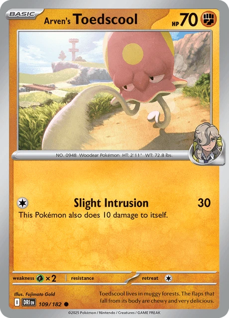Arven's Toedscool – Reverse Holo