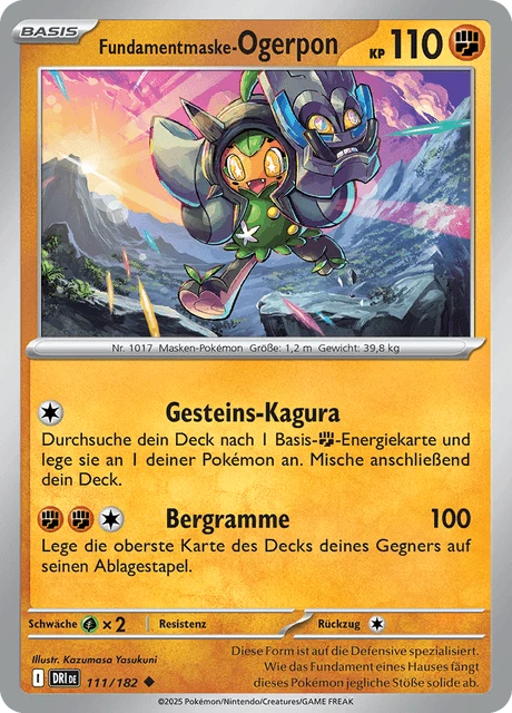 Fundamentmaske-Ogerpon – Reverse Holo