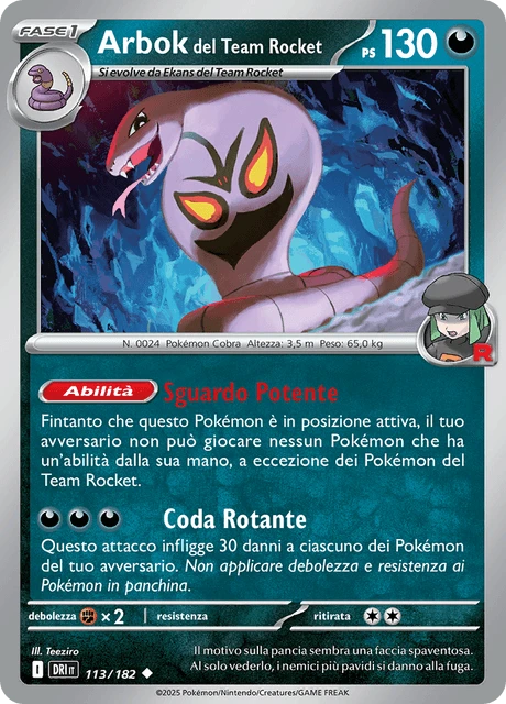 Arbok del Team Rocket – Normal