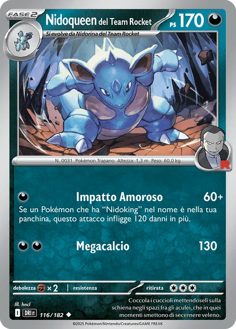 Nidoqueen del Team Rocket – Normal