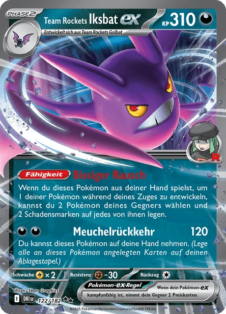 Team Rockets Iksbat-ex – Reverse Holo · Team Rocket