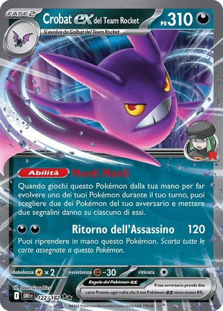 Crobat-ex del Team Rocket – Reverse Holo · Team Rocket